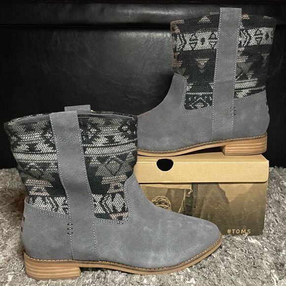 NIB TOMS Laurel Southwest Booties - Picture 3 of 9